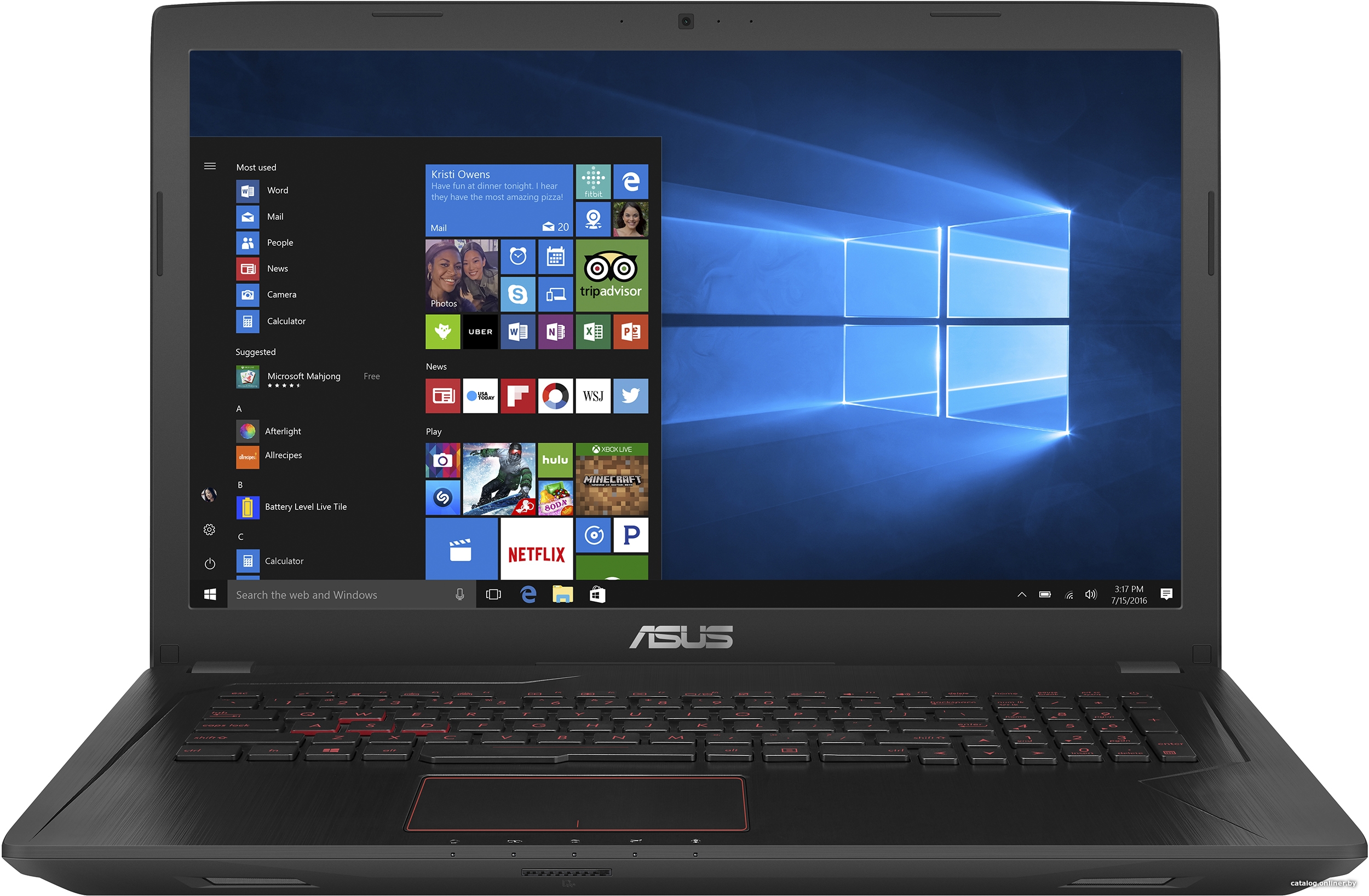 Замена клавиатуры ASUS FX553VE-DM347